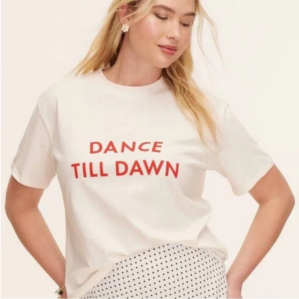 Dance Till Dawn Short Sleeve Graphic T-Shirt